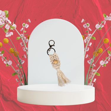 Macrame Keychain - Unicorn Fart Productions